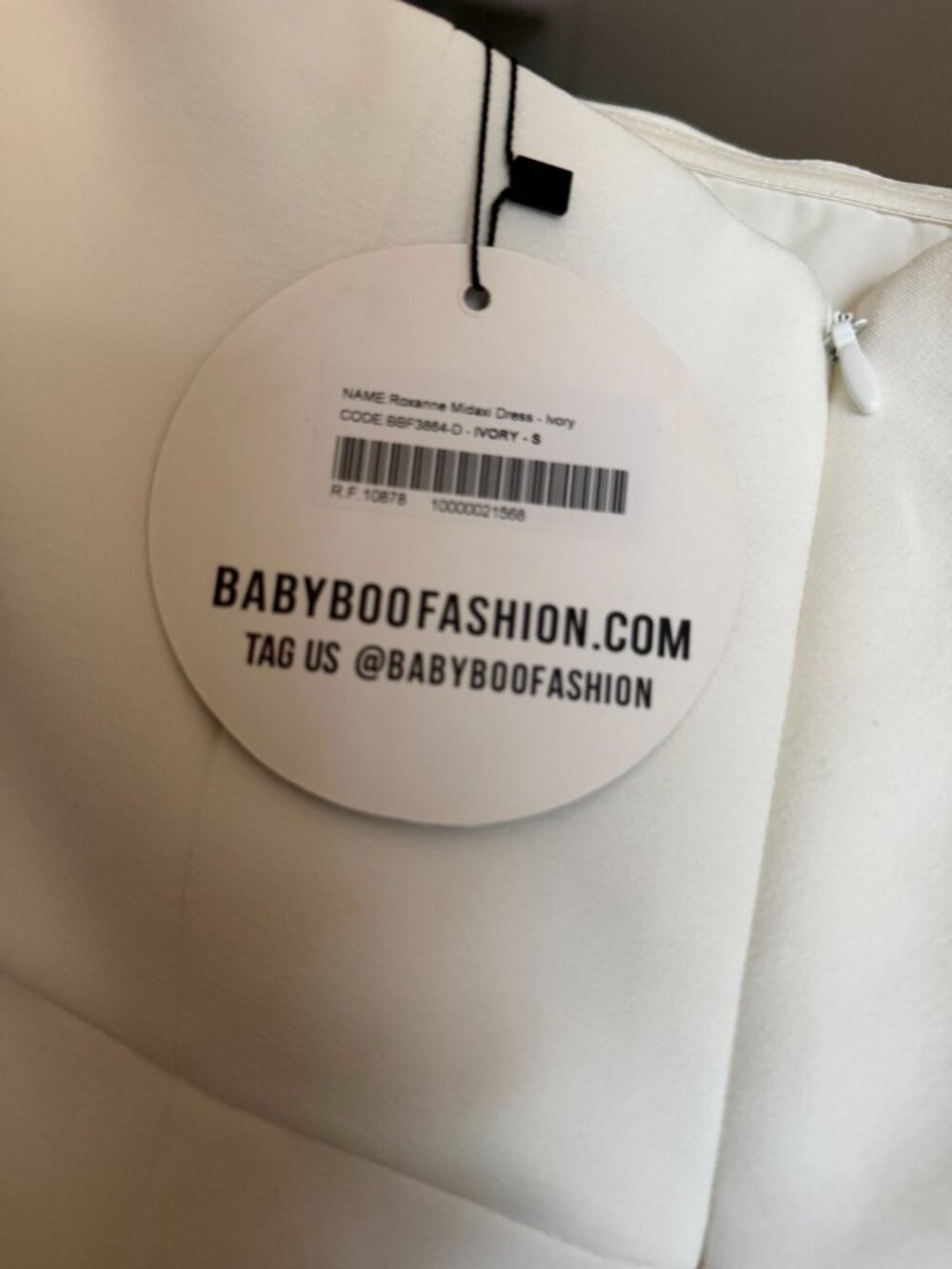 Babyboo Roxanne Midaxi Dress - Ivory - Picture 9 of 9